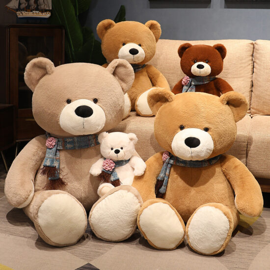 Soft Teddy Bear Plush Toy for Girls – Sleeping Doll Gift for Bedtime & Birthdays