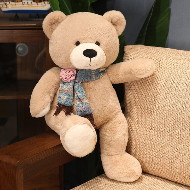 Soft Teddy Bear Plush Toy for Girls – Sleeping Doll Gift for Bedtime & Birthdays