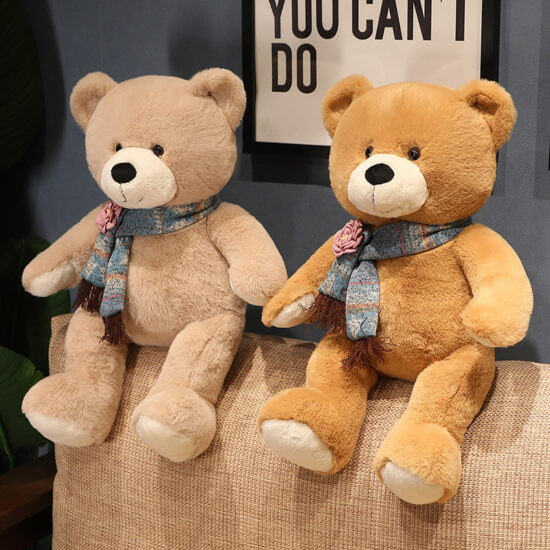 Soft Teddy Bear Plush Toy for Girls – Sleeping Doll Gift for Bedtime & Birthdays