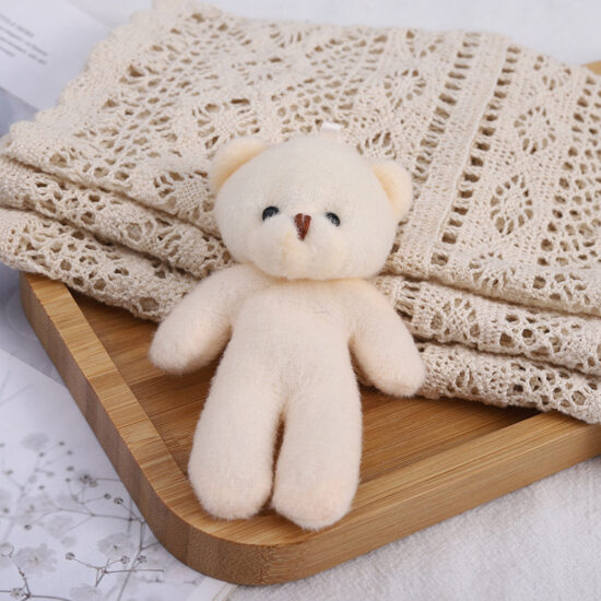Connected Teddy Bear Plush Keychain – Multi-Bear Plush Toy for Bags and Gifts