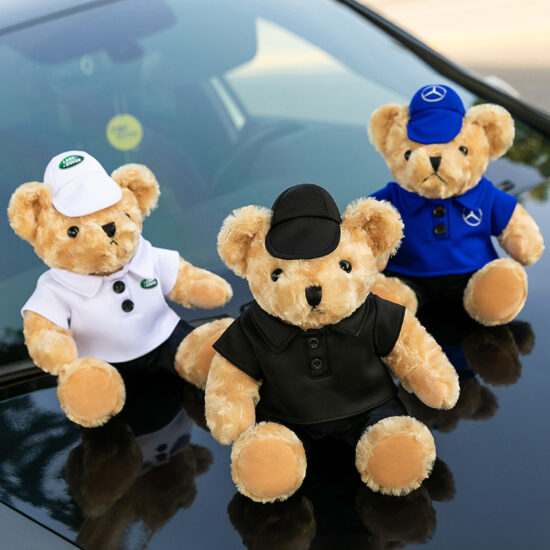 Teddy Bear Plush Toy for 4S Shop Events – Car Logo Bear Plush for Kids (Ages 7-14)