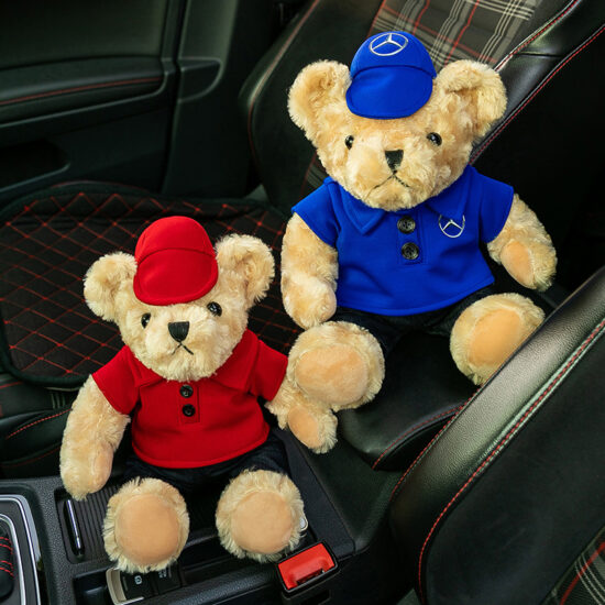 Teddy Bear Plush Toy for 4S Shop Events – Car Logo Bear Plush for Kids (Ages 7-14)