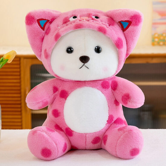Dressed Teddy Bear Couple Plush Dolls Valentine's Gift
