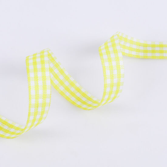 Trendy plaid ribbon for cake and floral packaging with Christmas design