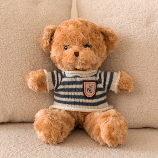 Rose teddy bear plush toy with cake design for Valentine's Day and romantic gifts