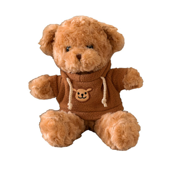 Rose teddy bear plush toy with cake design for Valentine's Day and romantic gifts