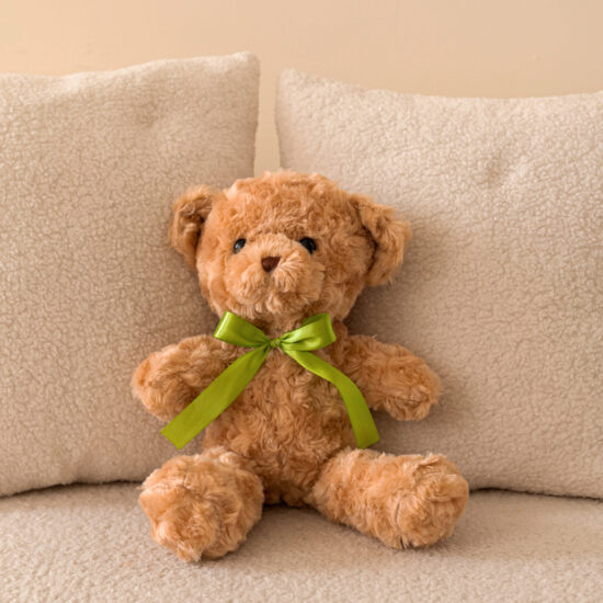 Rose teddy bear plush toy with cake design for Valentine's Day and romantic gifts