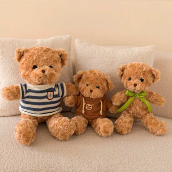 Rose teddy bear plush toy with cake design for Valentine's Day and romantic gifts