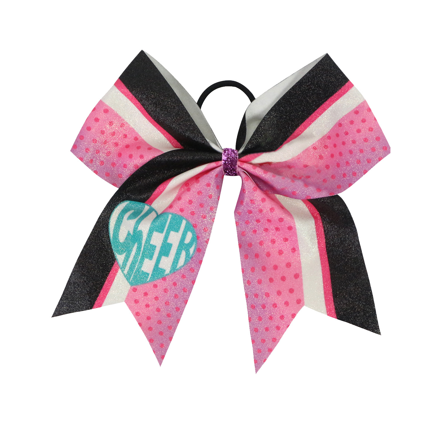 Colorful cheerleading hair bows for kids and dance team accessories