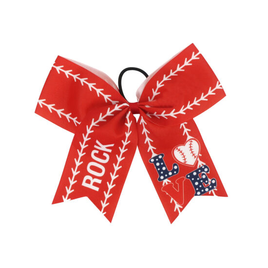 Colorful cheerleading hair bows for kids and dance team accessories