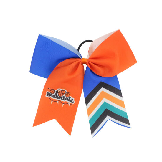 Colorful cheerleading hair bows for kids and dance team accessories