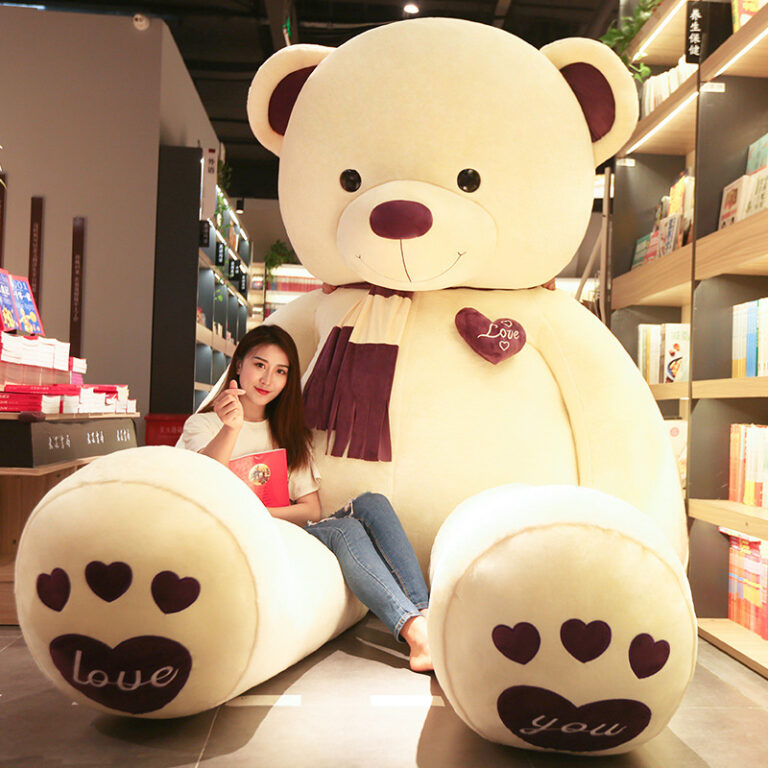 Cute Love Heart Teddy Bear Plush Toy – Dressed Stuffed Doll Gift for Girlfriend