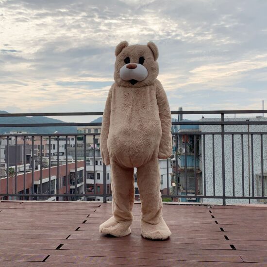 Giant Teddy Bear Mascot Costume – Plush Walking & Dancing Suit for Events