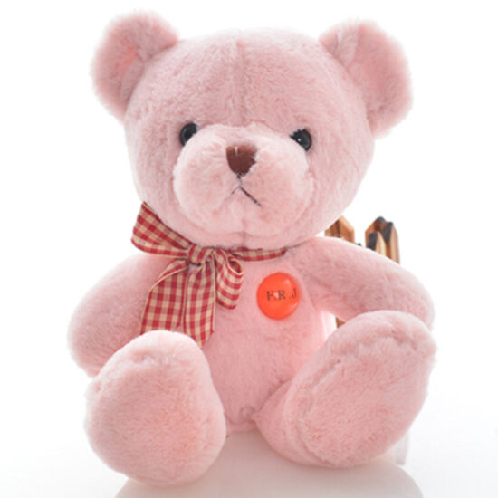 Small Sitting Teddy Bear Plush Toy for Company Gifts and Girls' Presents