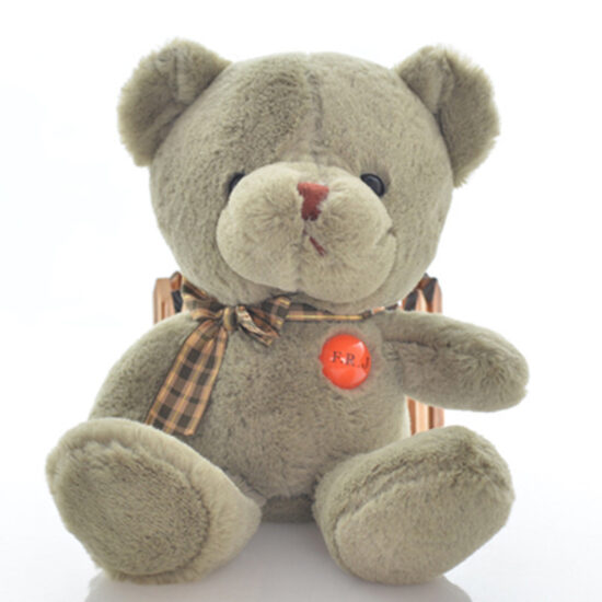Small Sitting Teddy Bear Plush Toy for Company Gifts and Girls' Presents