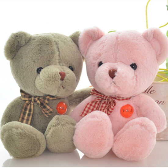 Small Sitting Teddy Bear Plush Toy for Company Gifts and Girls' Presents